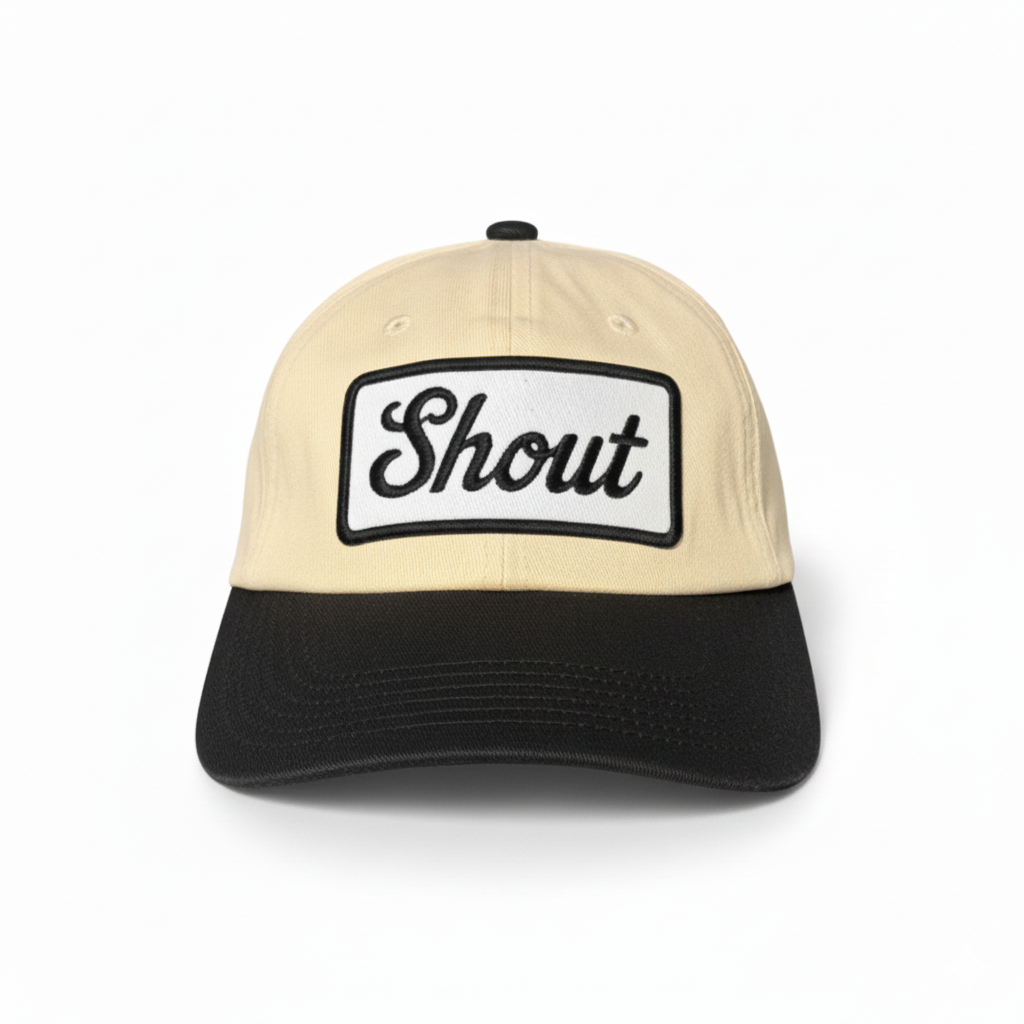 Black & White Shout Hat