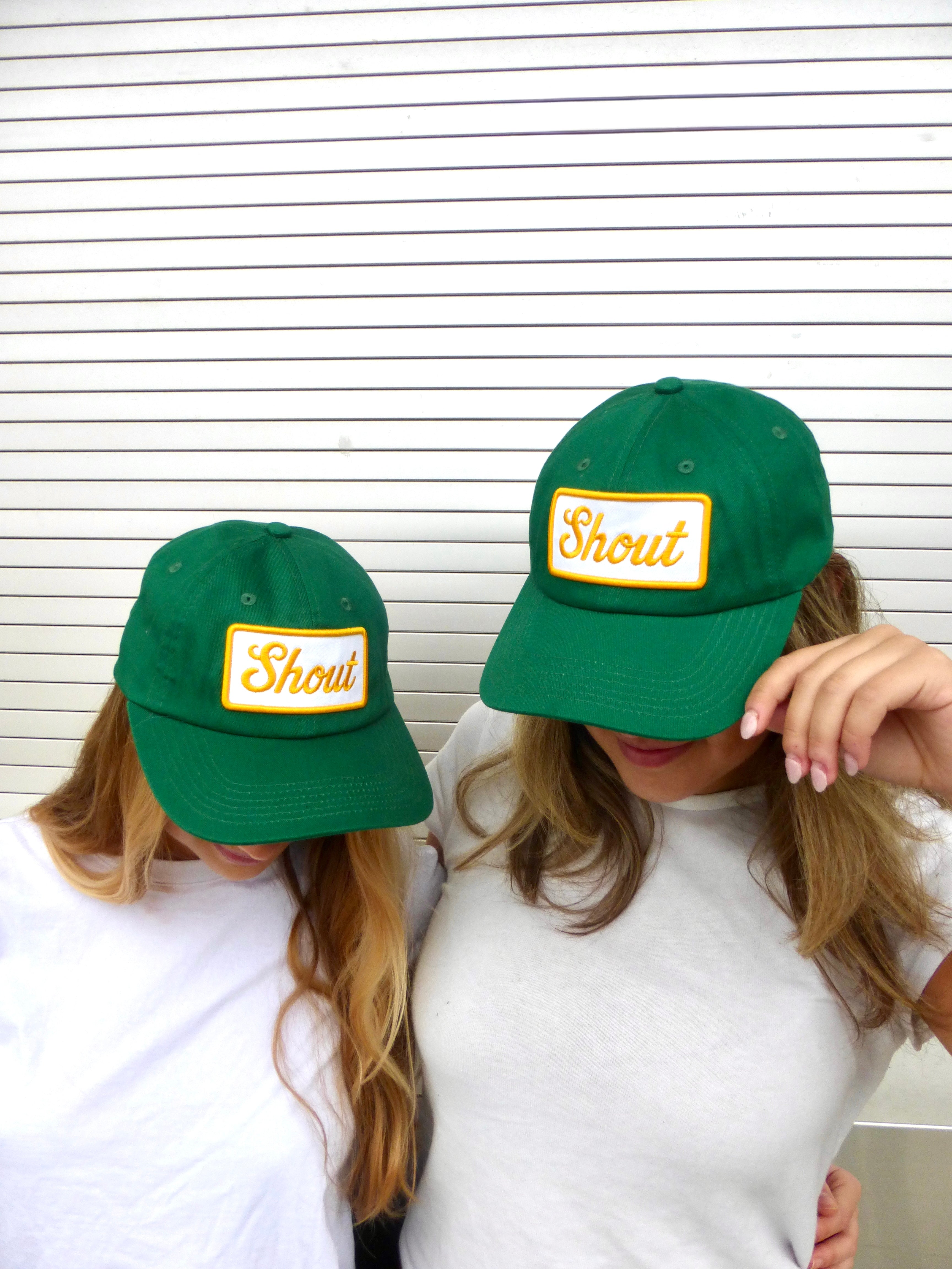 Green Shout Hat